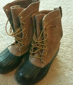 LL Bean Duck Boots women's Size 5 >7 inches